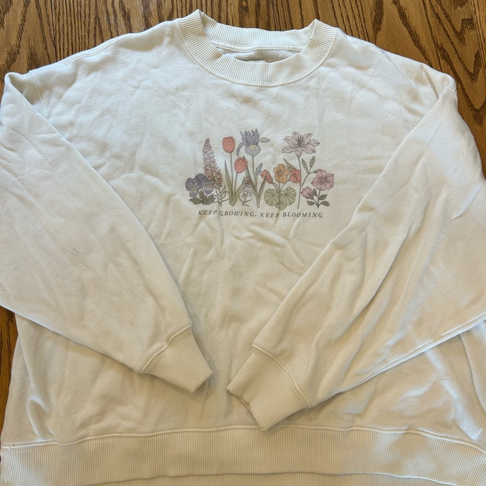 American Eagle Outfitters Off-White Pullover